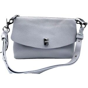 Rebecca Minkoff Shoulder Bag Purse Darren Gray Leather Studs Gun Metal Accents